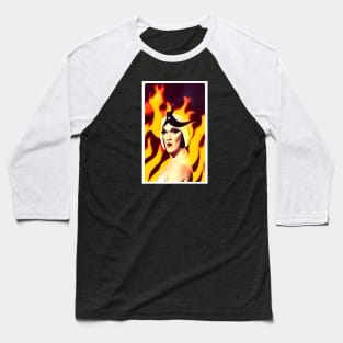 Flames on the side of my face Baseball T-Shirt